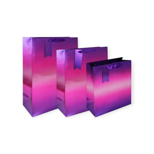 Picture of PINK METALLIC GIFT BAG